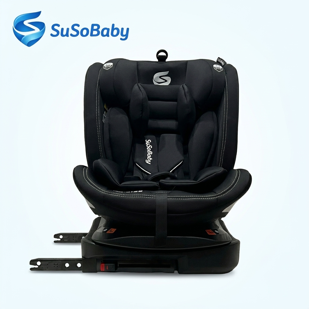 Ghế ngồi ô tô trẻ em SuSoBaby S360-CORE xoay 360 độ Ghế ngồi ô tô trẻ em SuSoBaby S360-CORE xoay 360 độ