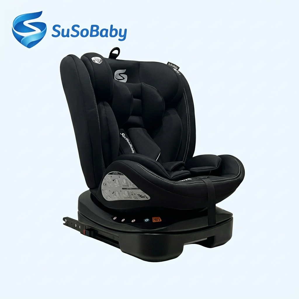 Ghế ngồi ô tô trẻ em SuSoBaby S360-CORE xoay 360 độ Ghế ngồi ô tô trẻ em SuSoBaby S360-CORE xoay 360 độ