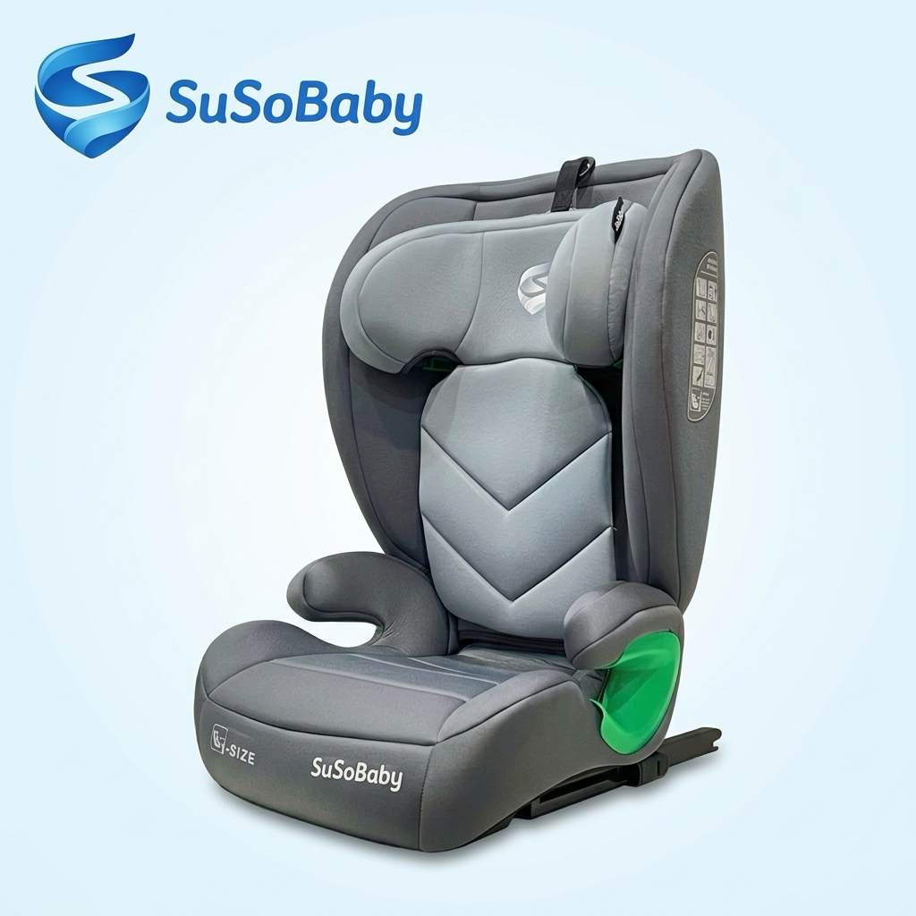 Ghế nâng ô tô cho bé SuSoBaby S-FOLD gấp gọn Ghế nâng ô tô cho bé SuSoBaby S-FOLD gấp gọn